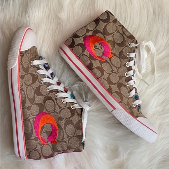 Coach Shoes - 💕SOLD💕 COACH Women's Hi-Top Sneakers
